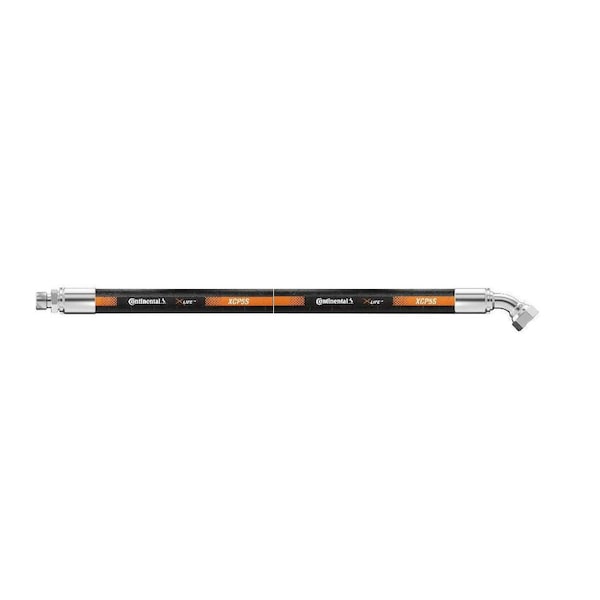 Continental Hydraulic Hose Assembly - 3/8" ID 144" Length - 1/2" MFF x 3/8" FJX45 - 5100 psi XCP5S-06,08MFF-06FJX45,144 IN OAL - main